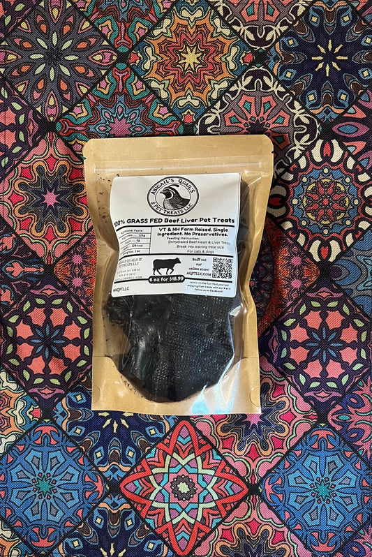 100% Grass Fed Beef Heart or Liver Training Treats