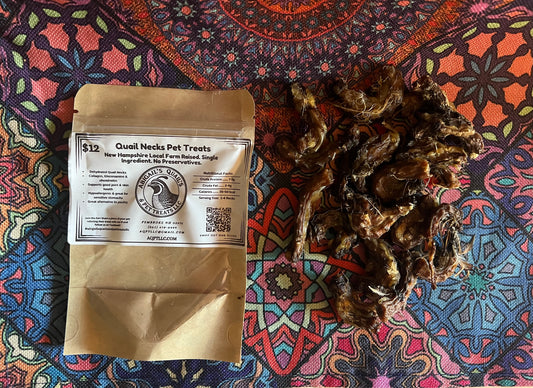 NH Farm-Raised Quail Necks (Dehydrated)