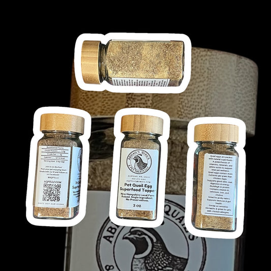 NH Farm Raised Quail Eggs Pet Super Food Topper