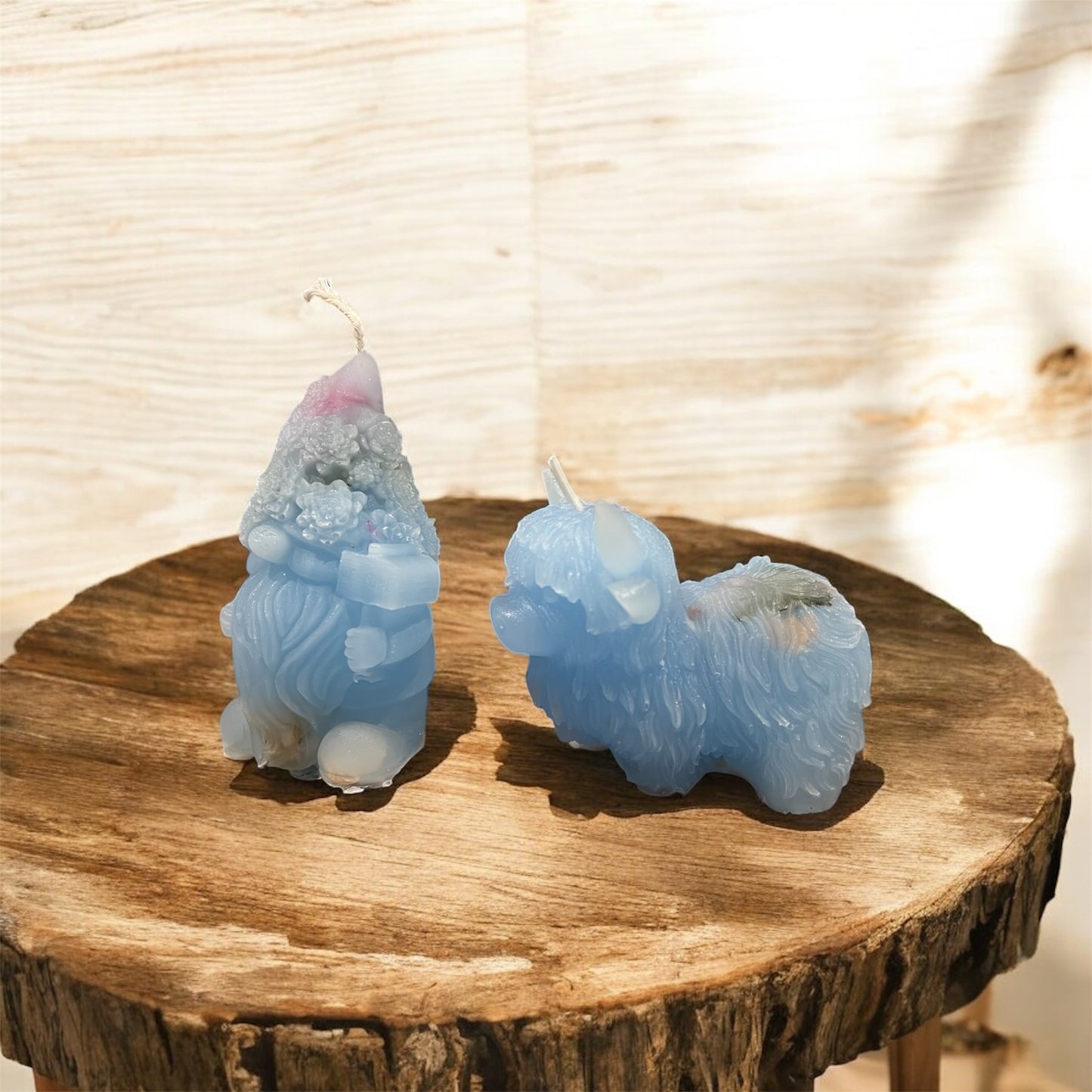100% Soy Candles Highland Cow & Gnome