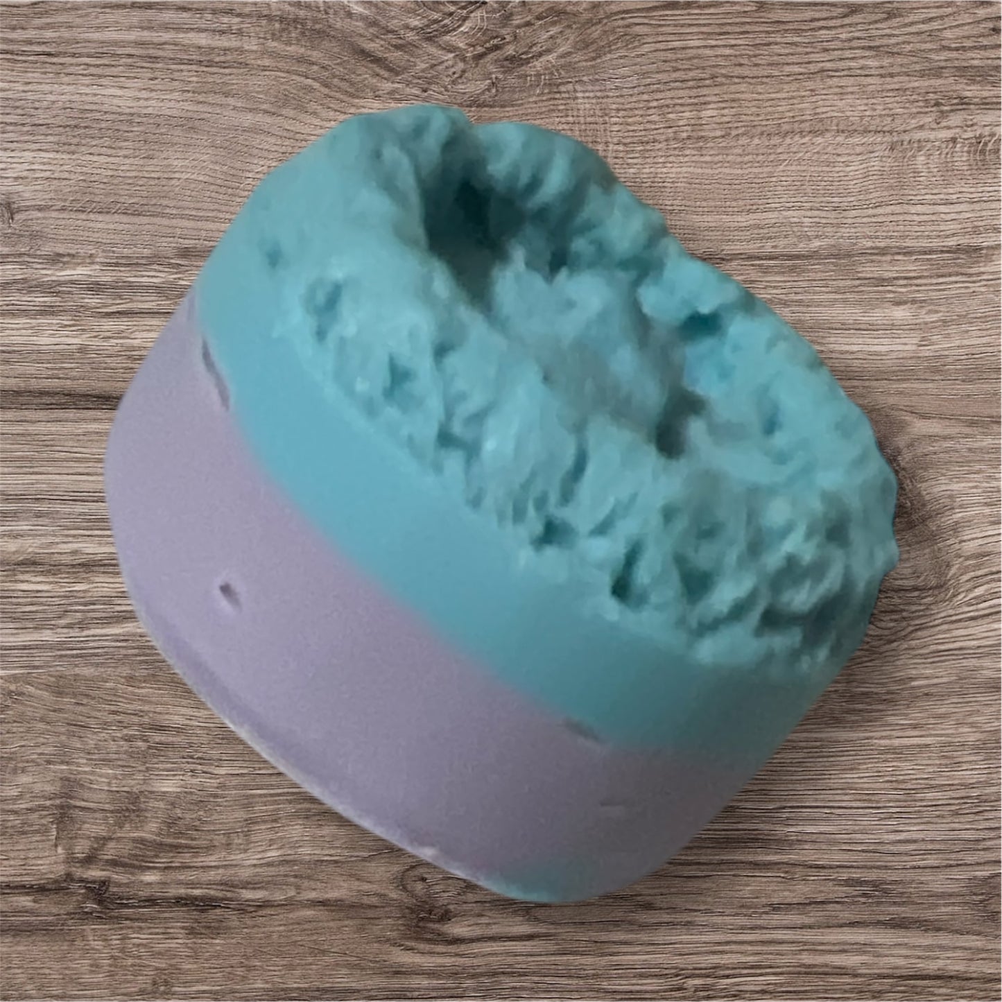 Pork Lard Handmade Soap (Blue and Pink swirl) scent is lavender/rosemary￼