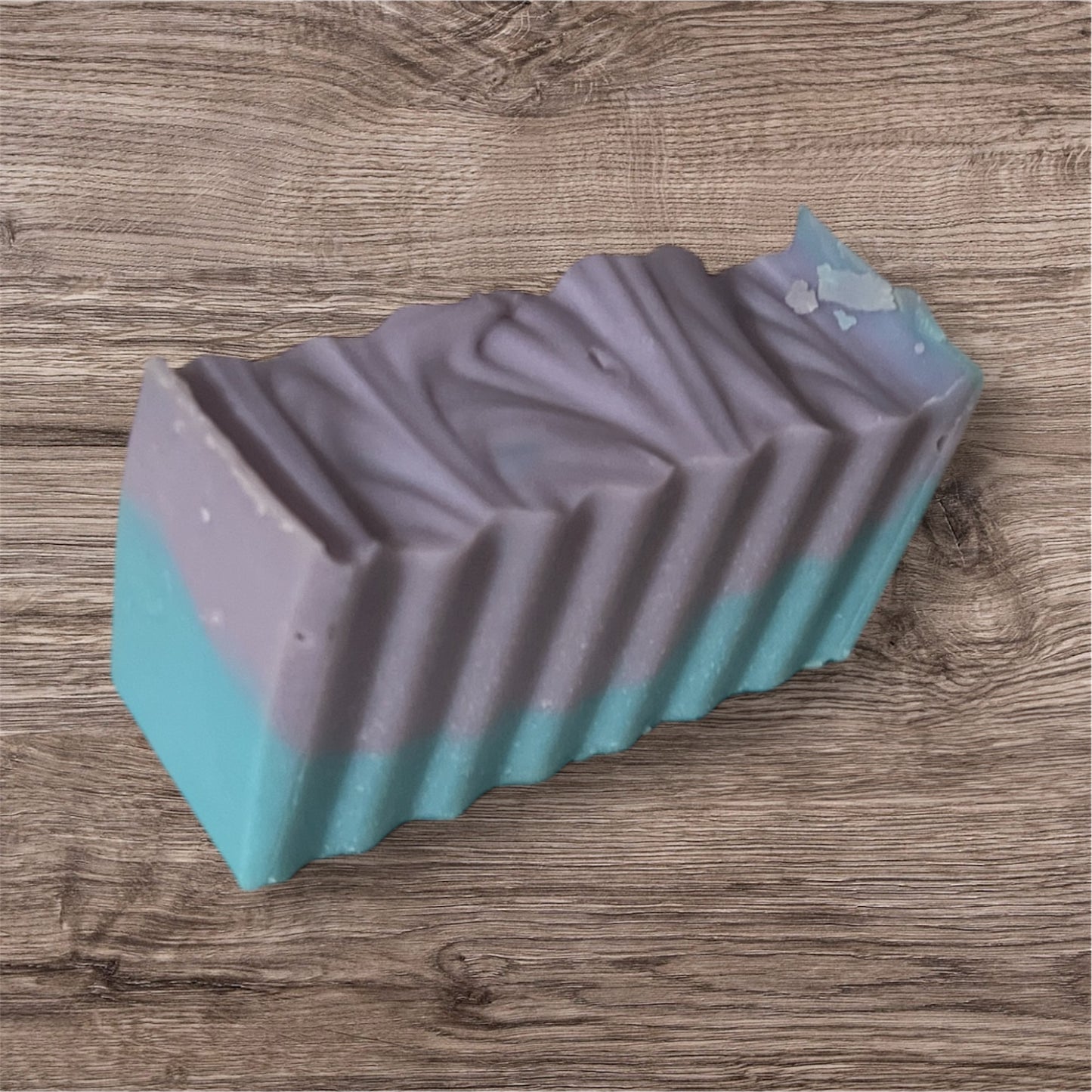 Pork Lard Handmade Soap (Blue and Pink swirl) scent is lavender/rosemary￼