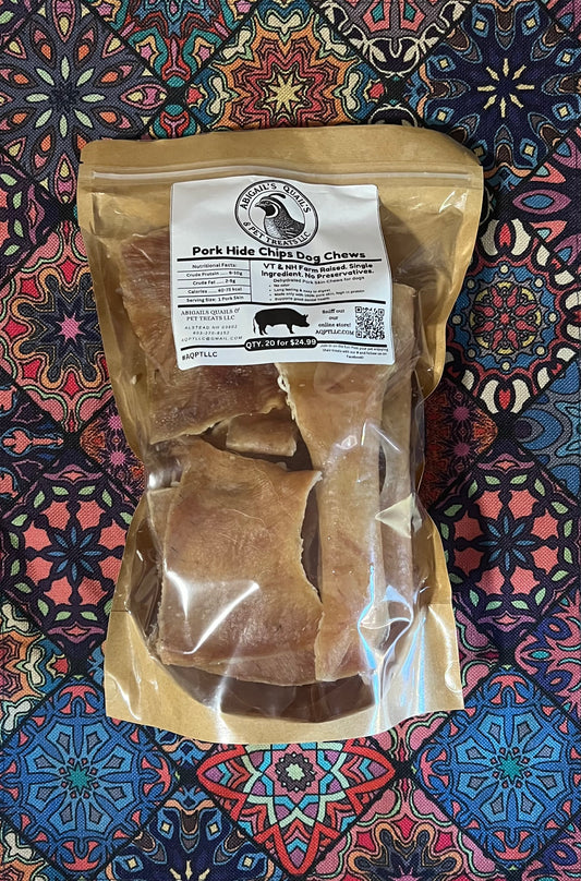 VT & NH Farm-Raised Pork Hide Chips
