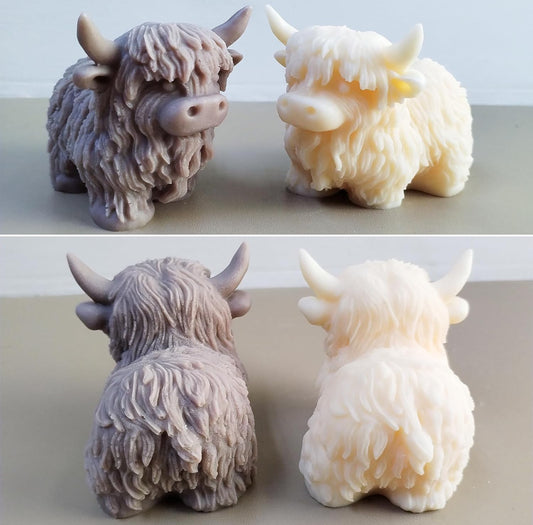 Soy Candles Highland Cow & Gnome