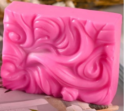 NH & VT Farm Raised Pork Lard Handmade Soap (Blue and Pink swirl) scent is lavender/rosemary￼