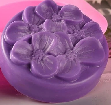 NH & VT Farm Raised Pork Lard Handmade Soap (Blue and Pink swirl) scent is lavender/rosemary￼